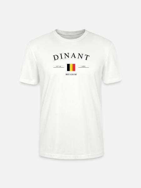 Dinant Belgien – Urlaub Souvenir & Geschenk - Stanley/Stella Unisex Bio-T-Shirt CRAFTER - Weiß