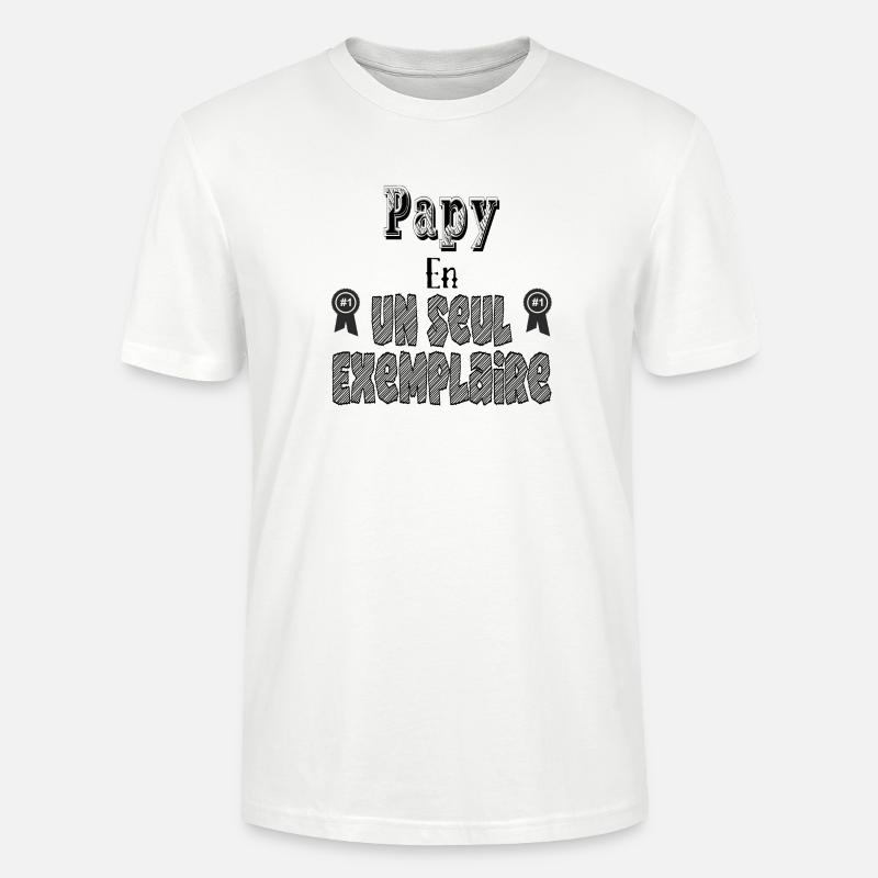 Opa in einer einzigen Kopie - Stanley/Stella Unisex Bio-T-Shirt CRAFTER - Weiß