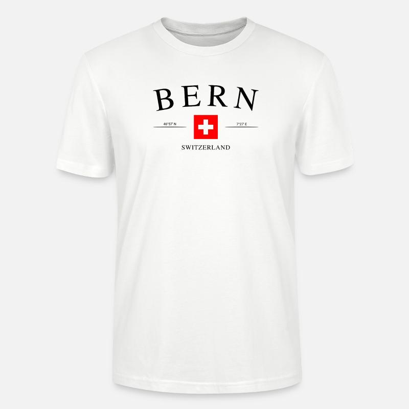 Bern Schweiz – Urlaub Souvenir & Geschenk - Stanley/Stella Unisex Bio-T-Shirt CRAFTER - Weiß