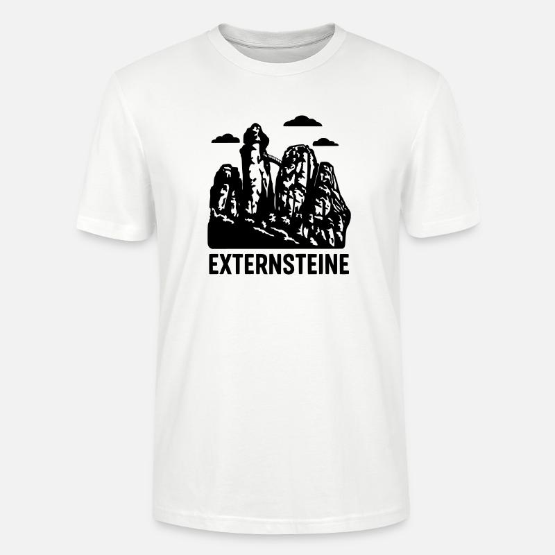 externsteine teutoburger wald - Stanley/Stella Unisex Bio-T-Shirt CRAFTER - Weiß