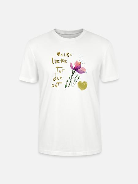 Meine Liebe tut dir gut - Stanley/Stella Unisex Bio-T-Shirt CRAFTER - Weiß