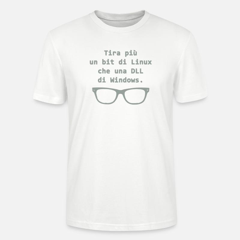 Linux (Englisch) - Stanley/Stella Unisex Bio-T-Shirt CRAFTER - Weiß
