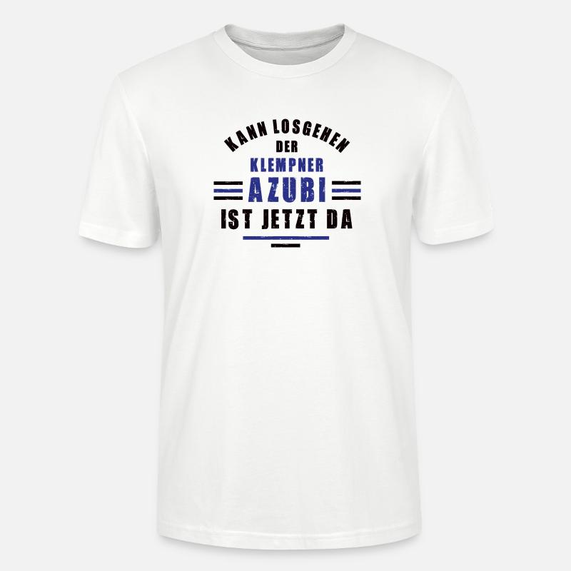 Trainee Plumber Apprenticeship Training Plumber Training - Stanley/Stella CRAFTER Unisex Organic T-Shirt - white
