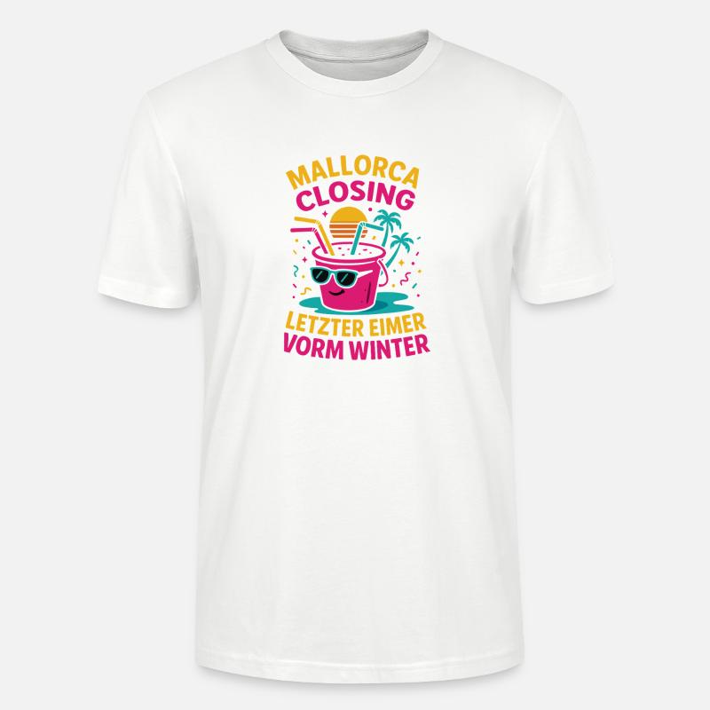 Mallorca Closing Letzter Eimer - Stanley/Stella Unisex Bio-T-Shirt CRAFTER - Weiß