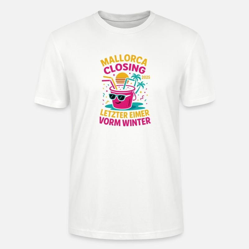 Mallorca Closing 2025 Letzter Eimer - Stanley/Stella Unisex Bio-T-Shirt CRAFTER - Weiß