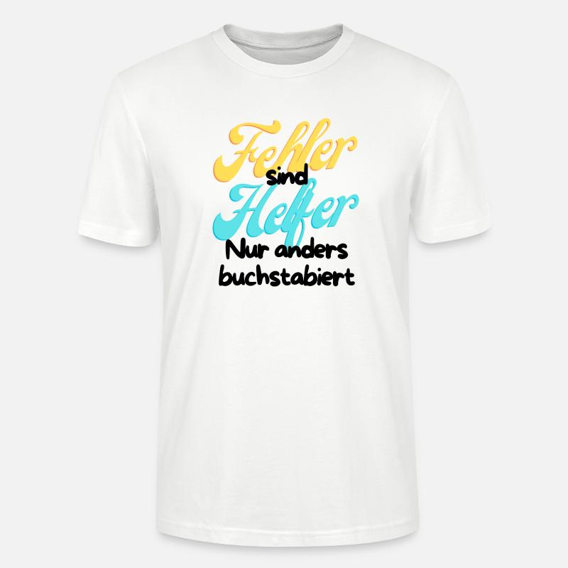 Error Helper Gradient Script - Stanley/Stella CRAFTER Unisex Organic T-Shirt - white