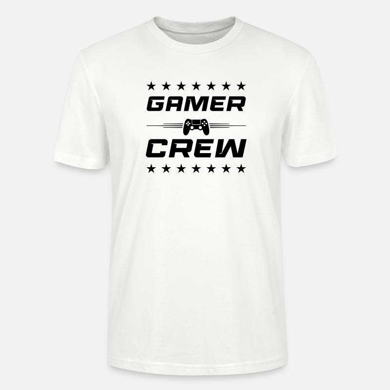 Gamepad Controller - Stanley/Stella CRAFTER Unisex Organic T-Shirt - white