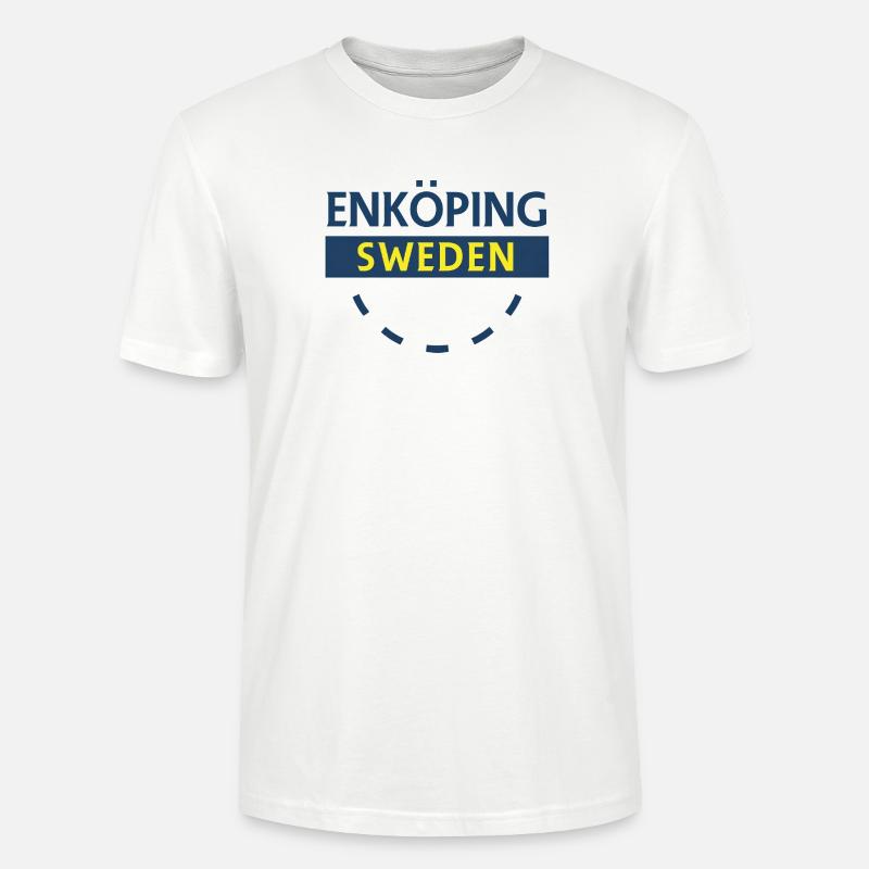 Enköping Schweden Schildabzeichen - Stanley/Stella Unisex Bio-T-Shirt CRAFTER - Weiß