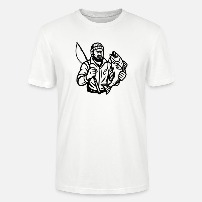 Angler - Stanley/Stella Unisex Bio-T-Shirt CRAFTER - Weiß