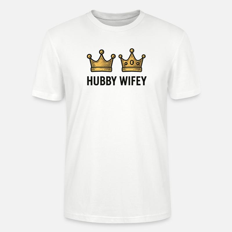 Ehemann & Ehefrau | Hochzeit | Junggesellinnenabschied - Stanley/Stella Unisex Bio-T-Shirt CRAFTER - Weiß