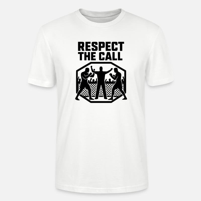 MMA Tribute Respect The Call - Stanley/Stella Unisex Bio-T-Shirt CRAFTER - Weiß