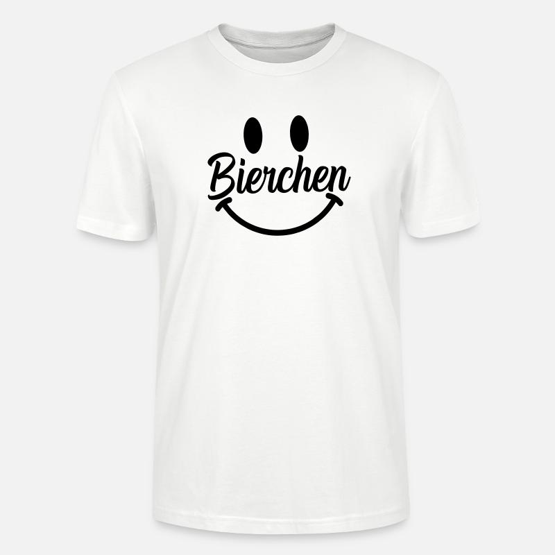 Smile Bierchen - Stanley/Stella Unisex Bio-T-Shirt CRAFTER - Weiß