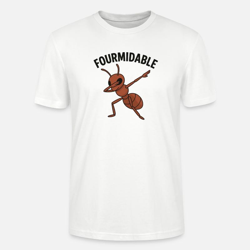 Fourmidable Dab Ameise - Stanley/Stella Unisex Bio-T-Shirt CRAFTER - Weiß