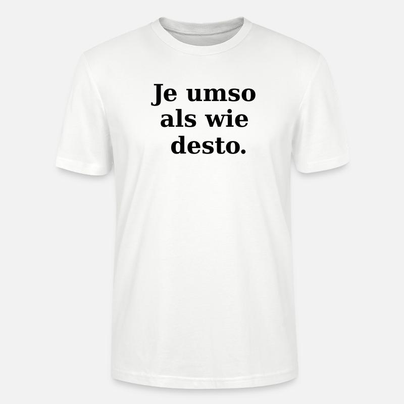 Pas de comparaison - T-shirt bio CRAFTER Stanley Stella Unisexe - blanc