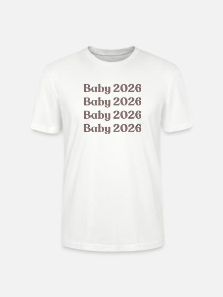 Bébé 2026 - T-shirt bio CRAFTER Stanley Stella Unisexe - blanc