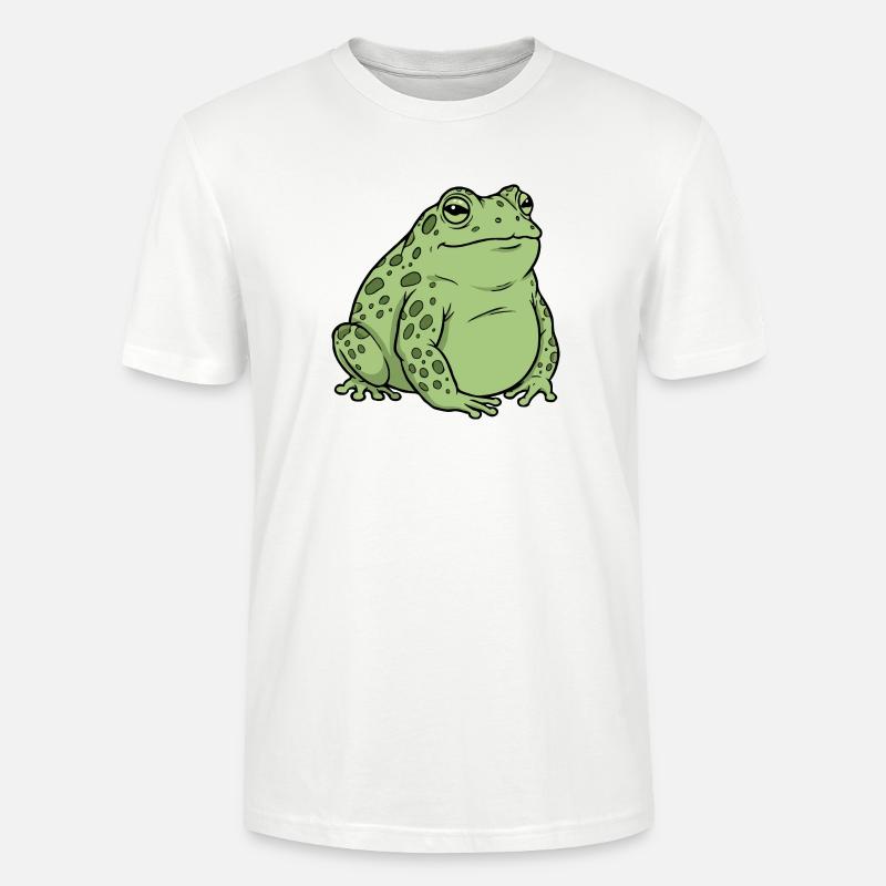 Fat toad - Stanley/Stella CRAFTER Unisex Organic T-Shirt - white