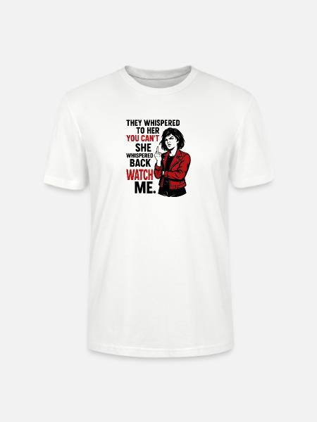 WATCH ME – Feminist Rebel - Stanley/Stella Unisex Bio-T-Shirt CRAFTER - Weiß