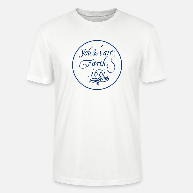 Du und ich sind Erde 1661 - Stanley/Stella Unisex Bio-T-Shirt CRAFTER - Weiß