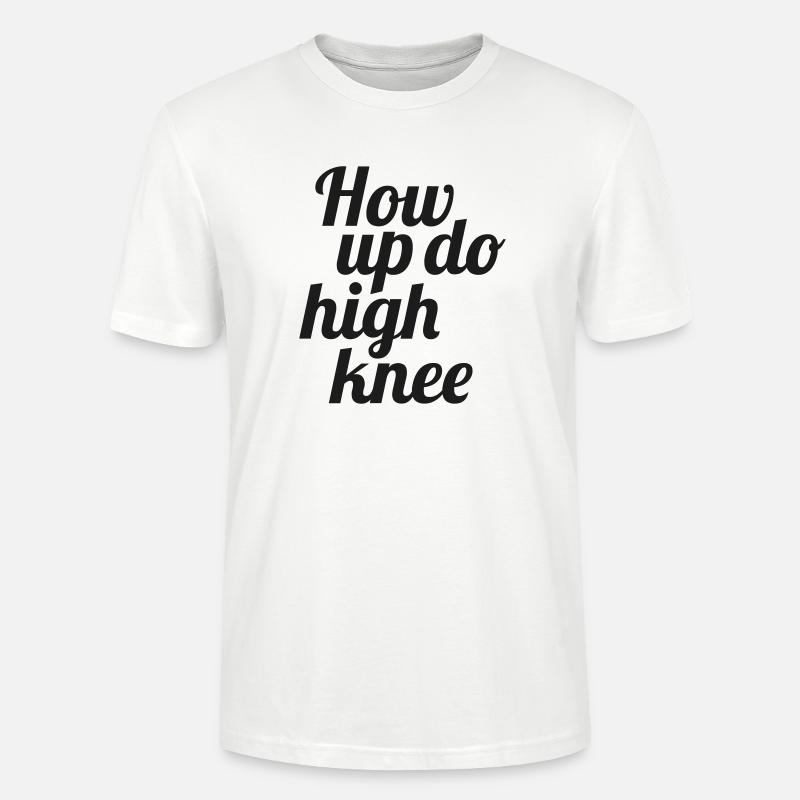 How up do high knee - Stanley/Stella Unisex Bio-T-Shirt CRAFTER - Weiß