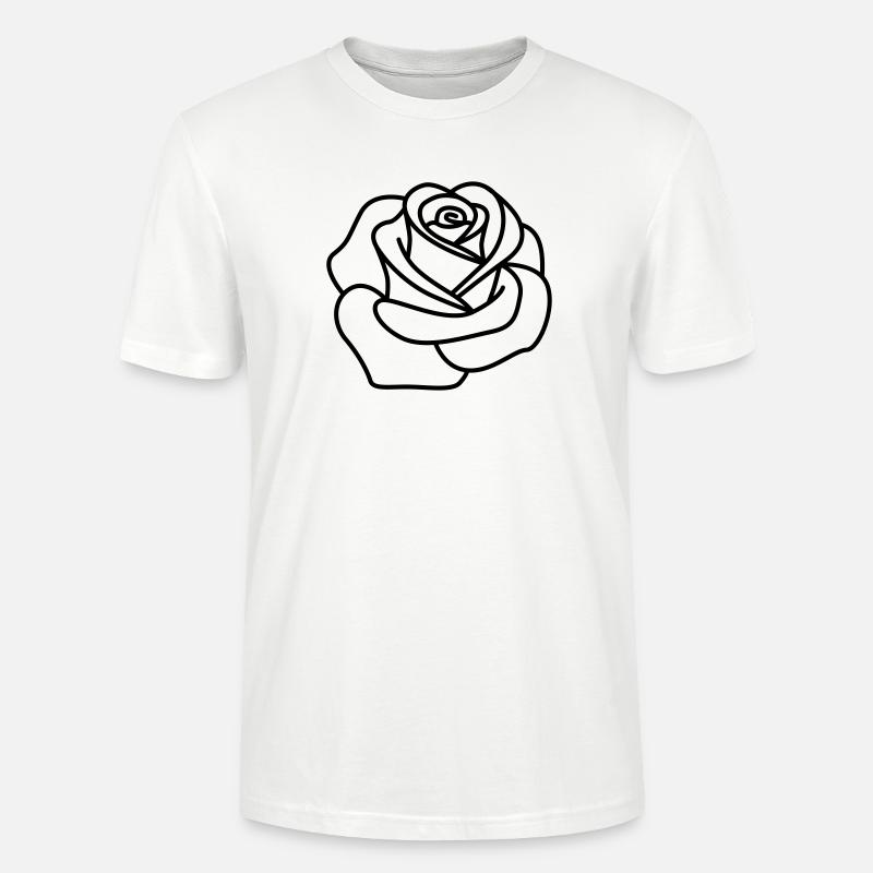 Rose - Stanley/Stella Unisex Bio-T-Shirt CRAFTER - Weiß
