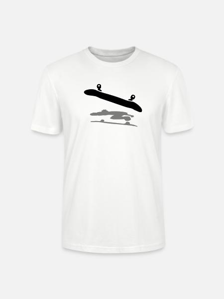 Skateboard - T-shirt bio CRAFTER Stanley Stella Unisexe - blanc
