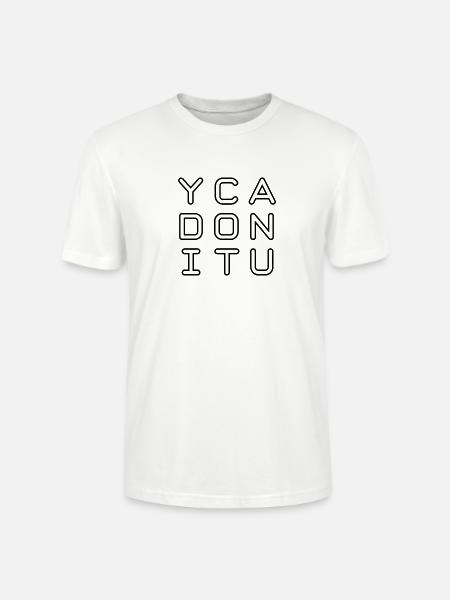 Motivating "You Can Do It" - Stanley/Stella CRAFTER Unisex Organic T-Shirt - white