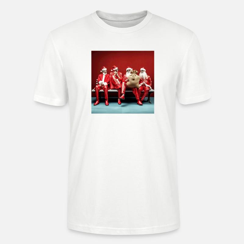 Berwerbung Santas Quartett auf Casting Bank - Stanley/Stella Unisex Bio-T-Shirt CRAFTER - Weiß