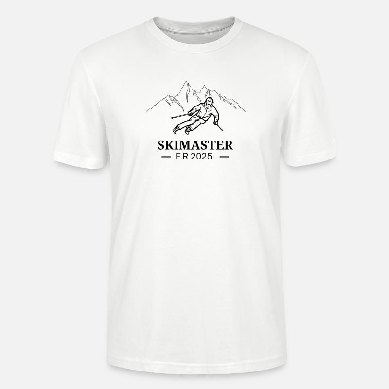 SKIMASTER - Stanley/Stella Unisex Bio-T-Shirt CRAFTER - Weiß