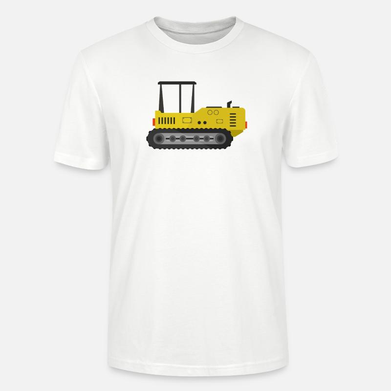 Raupenschlepper - Stanley/Stella Unisex Bio-T-Shirt CRAFTER - Weiß