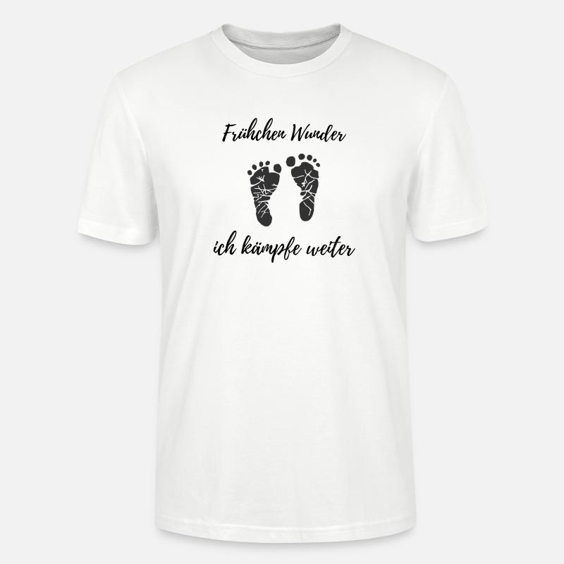 Frühchen Wunder – Ich kämpfe weiter Design - Stanley/Stella Unisex Bio-T-Shirt CRAFTER - Weiß