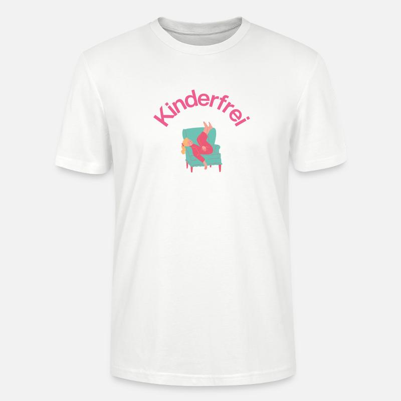 Kinderfrei – Sofa, Schlaf & Stille, Mutter schläft - Stanley/Stella Unisex Bio-T-Shirt CRAFTER - Weiß