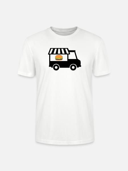 Street food truck - Stanley/Stella CRAFTER Unisex Organic T-Shirt - white