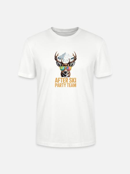 Après Ski After Ski Party Team - Stanley/Stella CRAFTER Unisex Organic T-Shirt - white