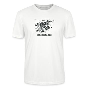 Turbo Vader Motordesign - Stanley/Stella Unisex Bio-T-Shirt CRAFTER - Weiß - Vorne - Alina (178cm) & Michal (187cm)