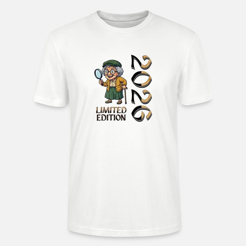 Großmutter Limited Edition Oma in Rente - Stanley/Stella Unisex Bio-T-Shirt CRAFTER - Weiß