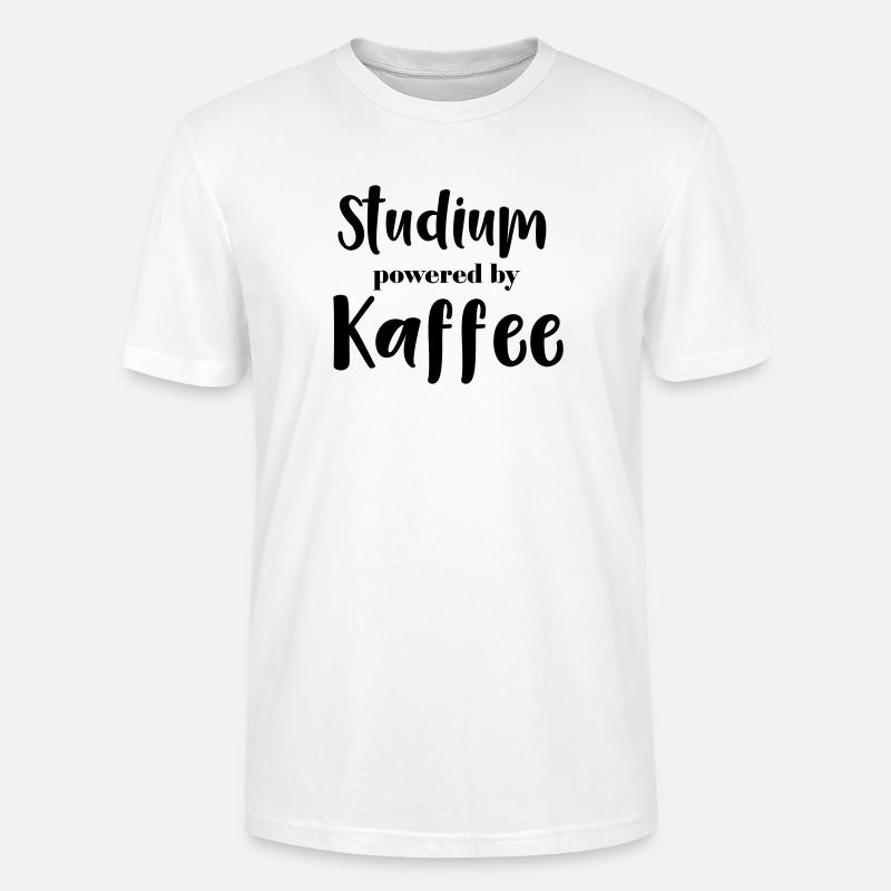 Studium powered by Kaffee - Stanley/Stella Unisex Bio-T-Shirt CRAFTER - Weiß