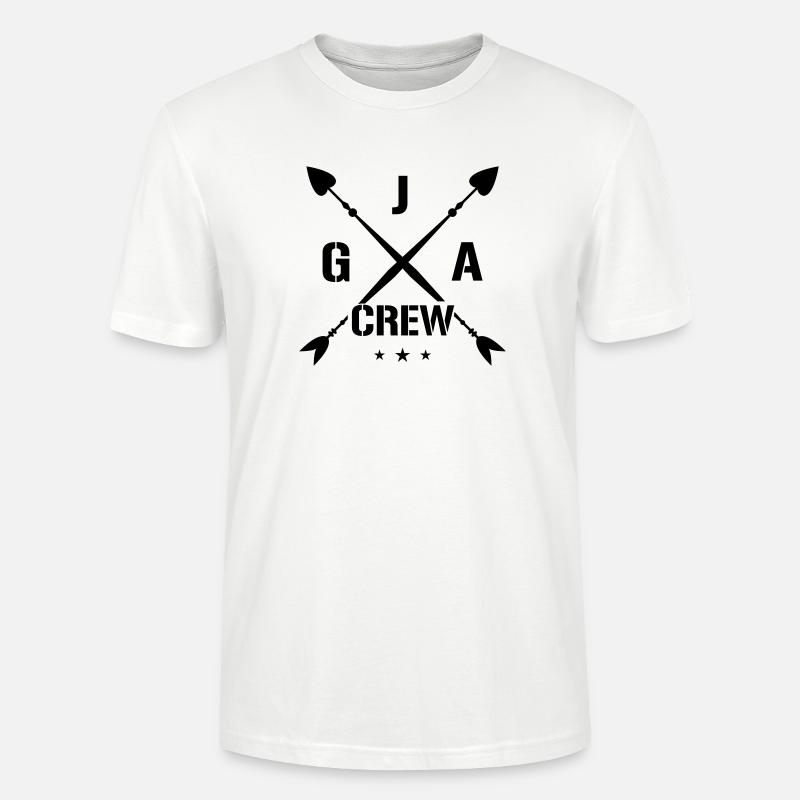 Jga Crew Junggesellenabschied - Stanley/Stella Unisex Bio-T-Shirt CRAFTER - Weiß