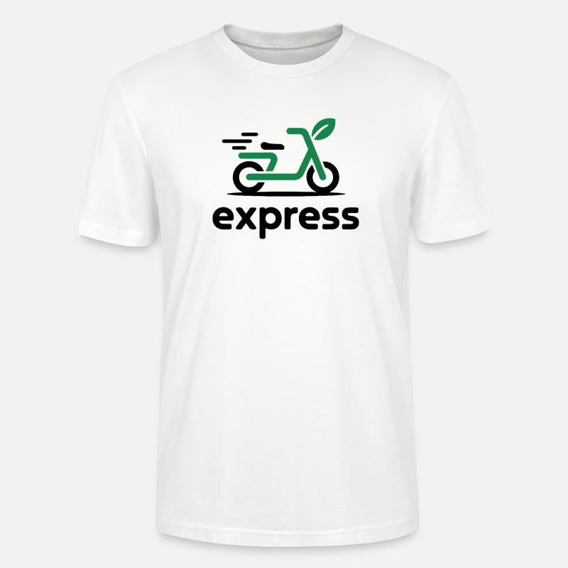 Eco Express Leaf Roller Logo - Stanley/Stella Unisex Bio-T-Shirt CRAFTER - Weiß