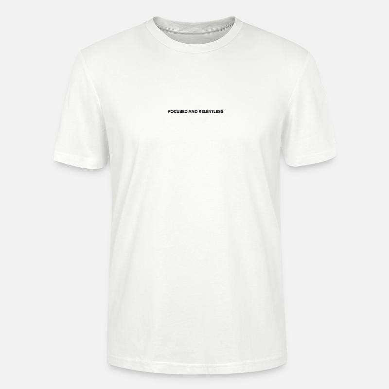 Typographie ciblée et implacable - T-shirt bio CRAFTER Stanley Stella Unisexe - blanc