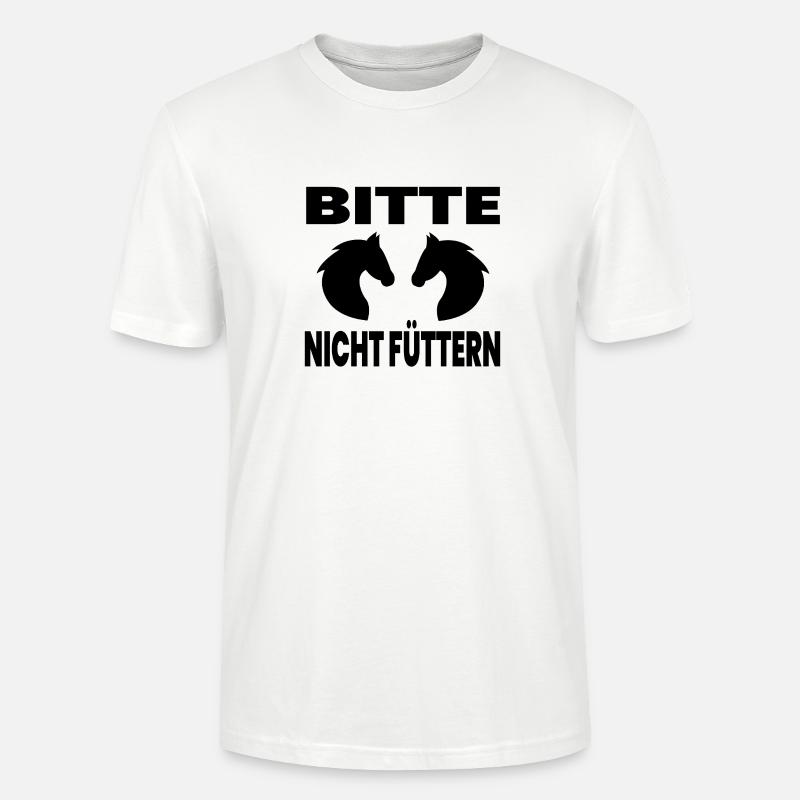 Pferde - Stanley/Stella Unisex Bio-T-Shirt CRAFTER - Weiß