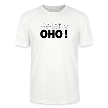 Relativement oho - T-shirt bio CRAFTER Stanley Stella Unisexe - blanc - Devant - Alina (178cm) & Michal (187cm)