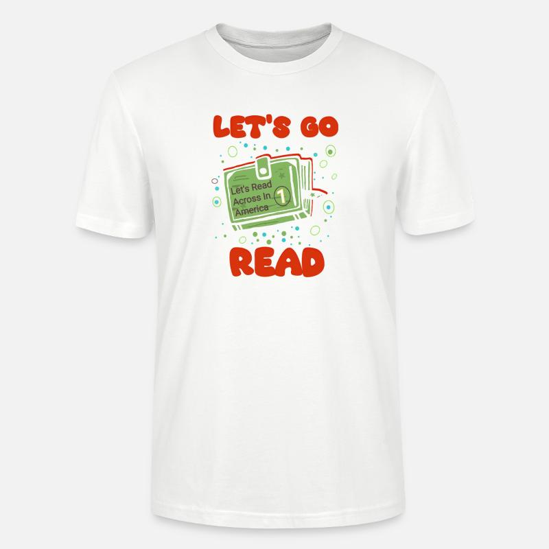 Lesen Sie Quer durch Amerika - Stanley/Stella Unisex Bio-T-Shirt CRAFTER - Weiß