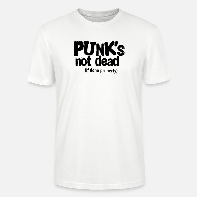 Punk if done properly - Stanley/Stella Unisex Bio-T-Shirt CRAFTER - Weiß