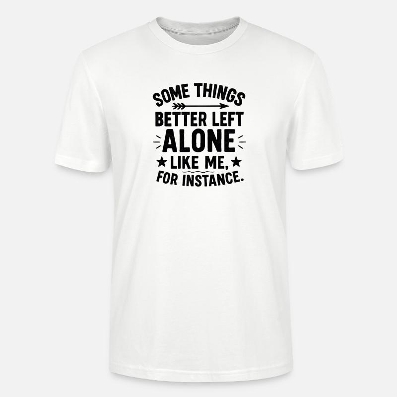 Lustiger Spruch Introvertierte Nerds Geschenkidee - Stanley/Stella Unisex Bio-T-Shirt CRAFTER - Weiß