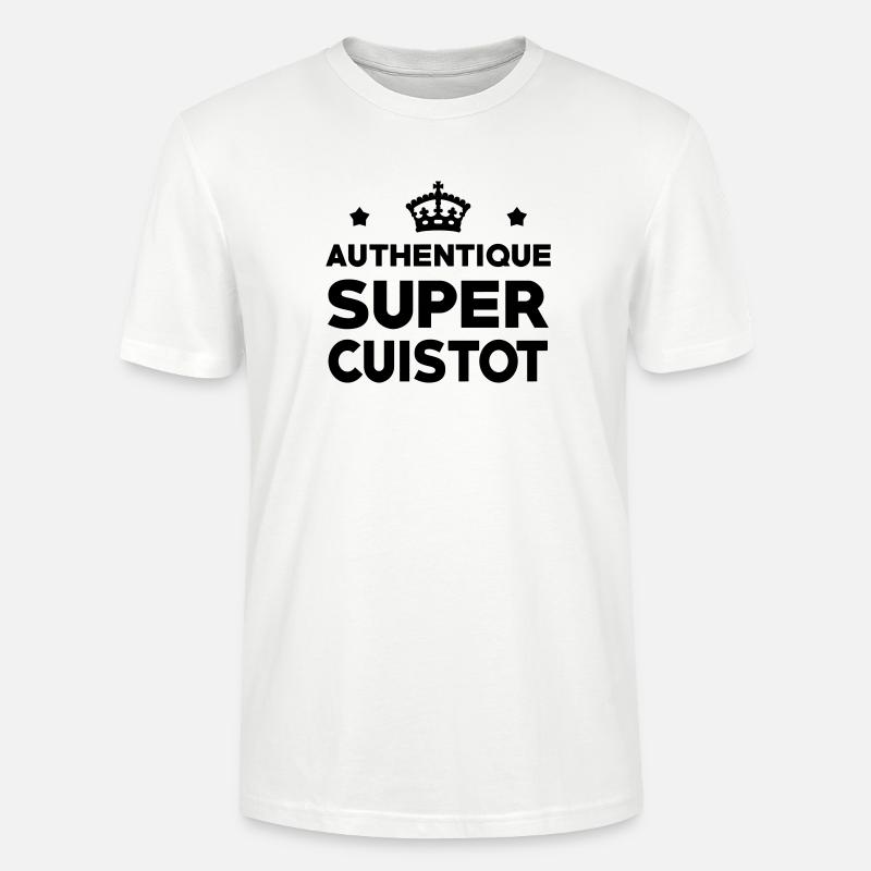 Superkoch – Küche – Koch - Stanley/Stella Unisex Bio-T-Shirt CRAFTER - Weiß
