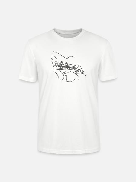 Gitarre Rockgitarre Festival - Stanley/Stella Unisex Bio-T-Shirt CRAFTER - Weiß