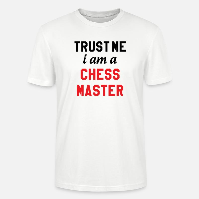 Maître de l'Échiquier Chess Master Pro - T-shirt bio CRAFTER Stanley Stella Unisexe - blanc