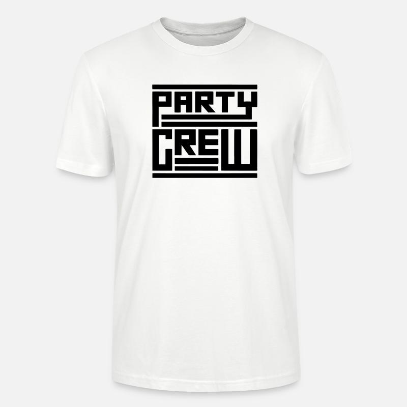 Party crew - Stanley/Stella Unisex Bio-T-Shirt CRAFTER - Weiß