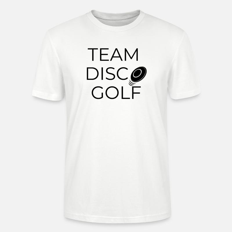 Team Disco Golf - Design mit Scheibe - Stanley/Stella Unisex Bio-T-Shirt CRAFTER - Weiß
