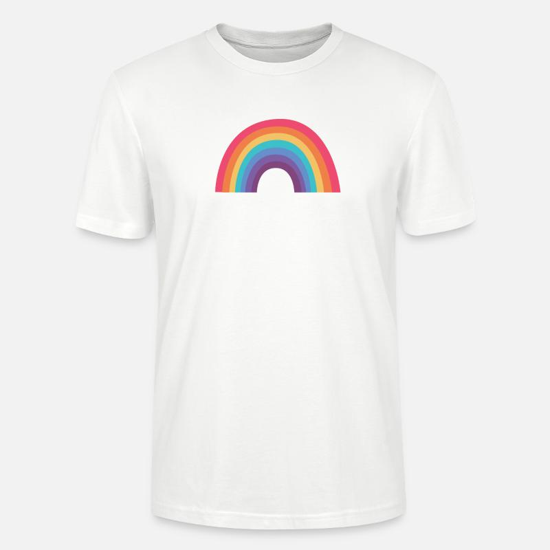 Regenbogenbogen - Stanley/Stella Unisex Bio-T-Shirt CRAFTER - Weiß